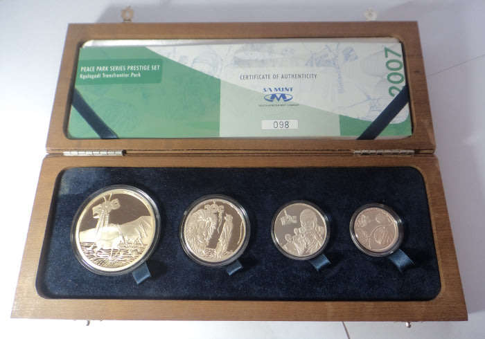 RSA: Peace Park Series PRESTIGE Set of 2007: Kgalagadi Transfrontier Park