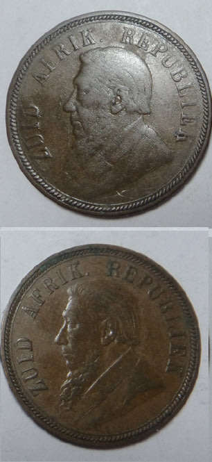 Paul Kruger ZAR: Two Pennies of 1898