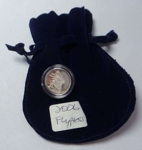 Republic of South Africa: Silver Proof Tickey of 2006 (Secretary Bird)