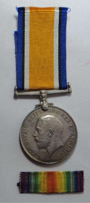 First World War: British War Medal: 13685 Pte. E. Harrison Worc. R. (Killed in Action)