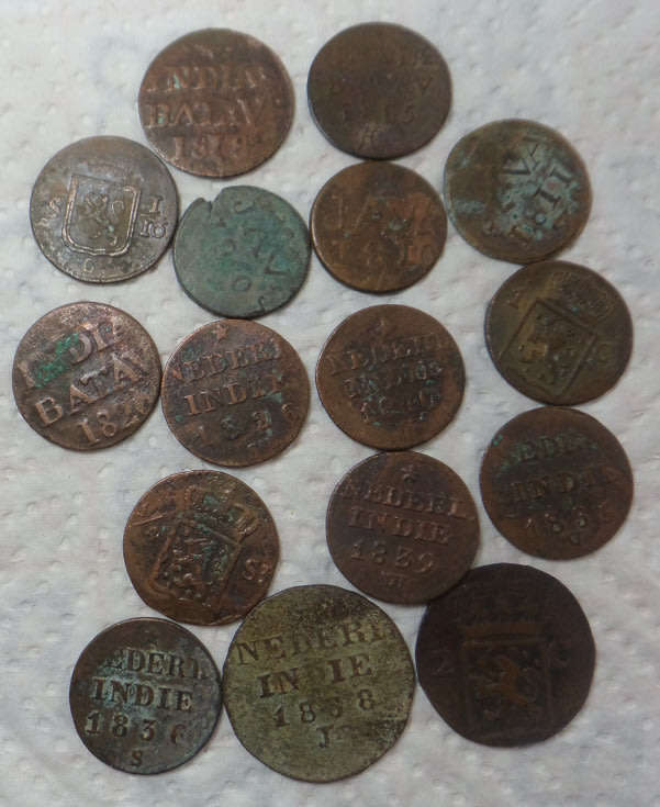 Old Copper & Bronze Coins of the World: Dutch India, Batavia & Java Collection