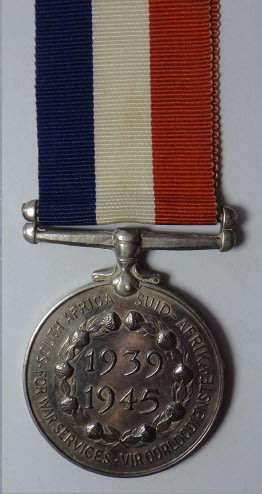 South African Medal for War Services 1939-1945
