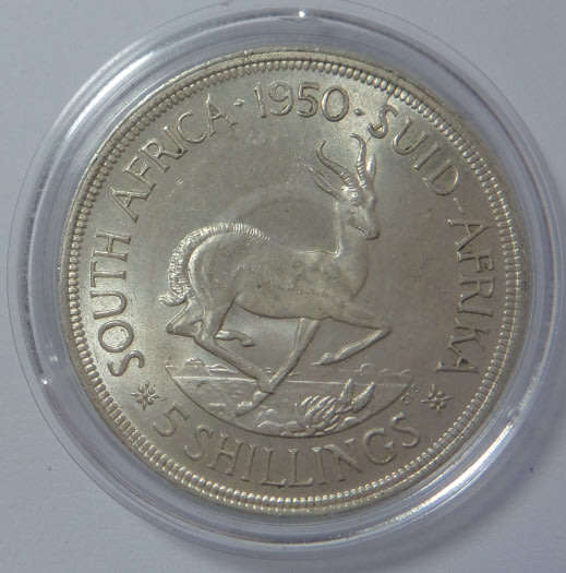 Union of South Africa : Higher Grade 1950 Crowns (Four Available)