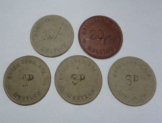 Montagu (Cape Province): Brink Brothers: Set 1 (The Fibre Set)