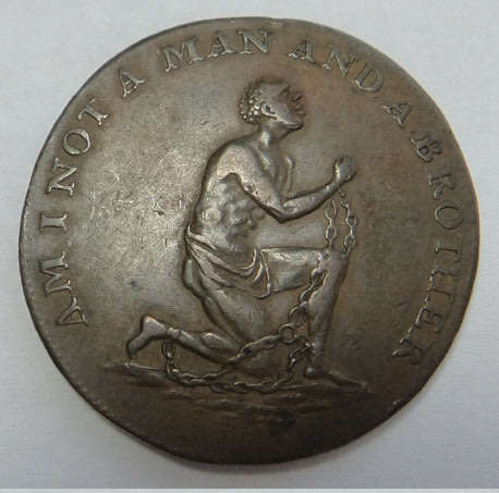 Great Britain (Payable at London and Dublin): Anti-Slavery Halfpenny Token of 1797