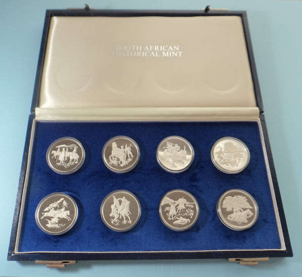 Zulu War Centenary Medallion Issue 1879-1979 (Set of 8 Sterling Silver Proof Medallions)