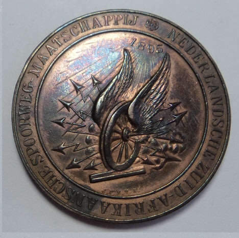ZAR: Opening of the Delgoa Bay Railway Line 1895: Double Flanged Wheel Variety
