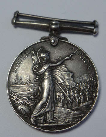 Boer War Queens Medal to Pte. M Stein, Klerksdorp Town Guard