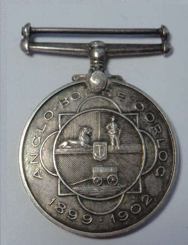 Anglo Boere Oorlog Medal to Burger S.J. Naude