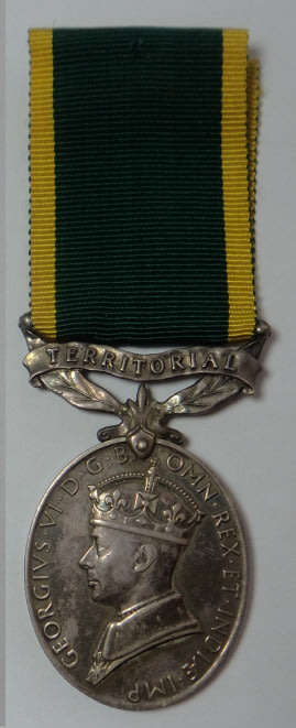 Territorial Efficiency Medal to T/69486 DVR. W. Smith R.A.S.C