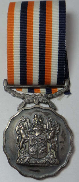 South African Defence Force Good Service Medal numbered 14247