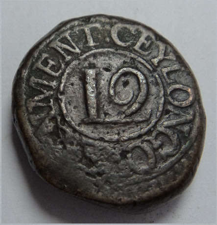 Ceylon: King George III 1/12 Rixdollar of 1803 (Very high catalogue value)