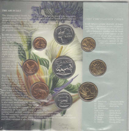 Republic of South Africa: Uncirculated Coin Set of 1997