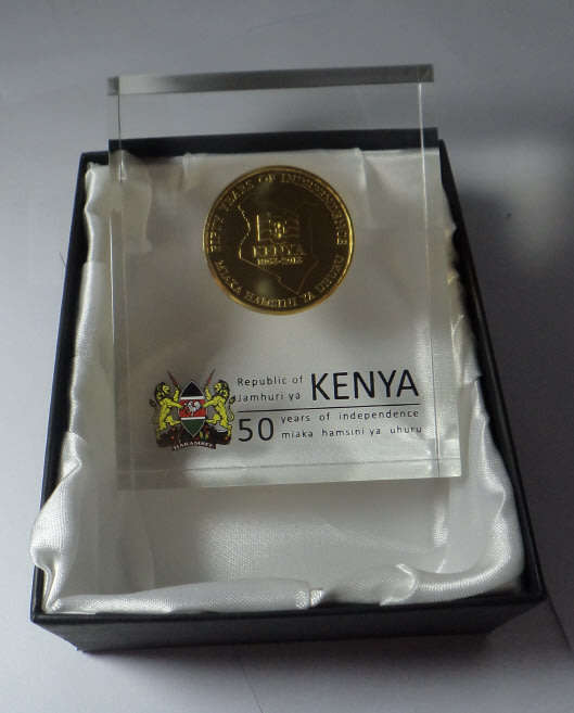 Republic of Kenya: 50-Years of Independence 1963-2013 Commemorative 50-Shillings