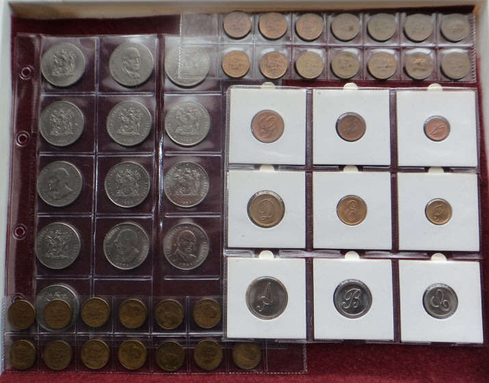Republic of South Africa: Collection of 1c & R1 Coins and Pattern pieces