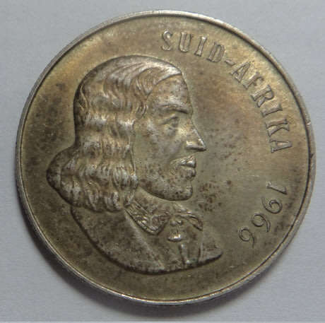 Republic of South Africa: Silver Rand of 1966 (Afrikaans) 3 coins available