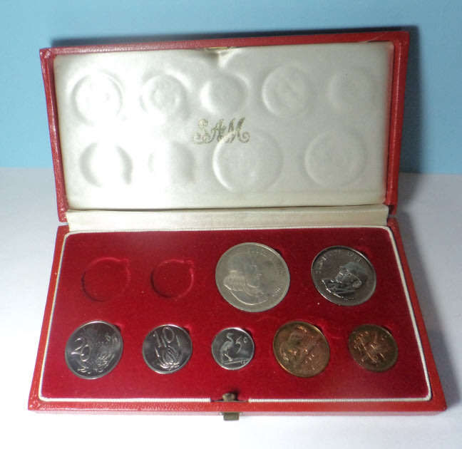 Republic of South Africa: Short Proof Set (in red box) of 1968