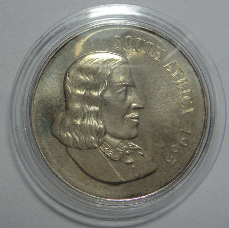 Republic of South Africa: Silver Proof R1 of 1965 (English)