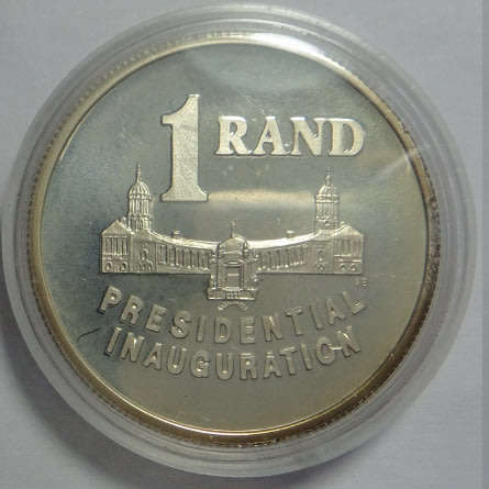 Republic of South Africa: Silver Proof R1 of 1994 (Presidential Inauguration)