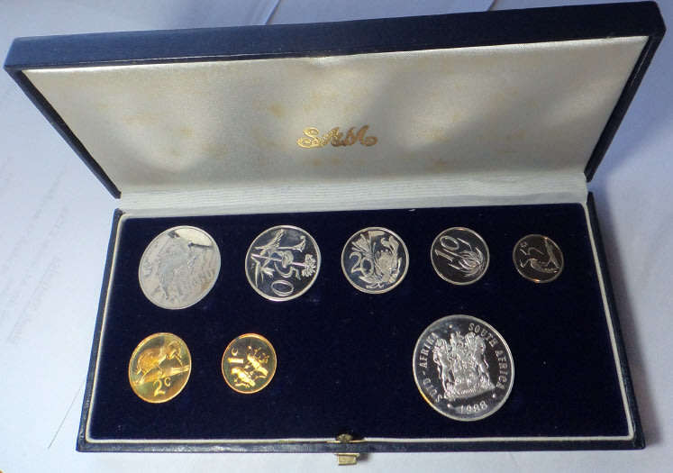 Republic of SA: Short Proof Set of 1988 (2 sets available)