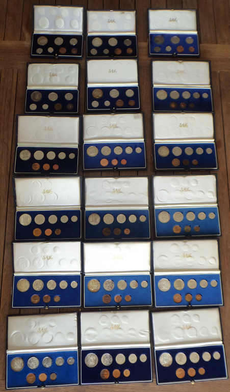 RSA: Complete Set of Eighteen Short Proof Sets from 1965-1982
