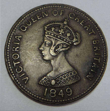 Queen Victoria Gothic Model Florin of 1849