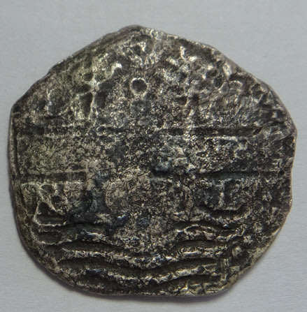 Spanish Silver Cob / Piece of Eight (Shipwreck Coin)