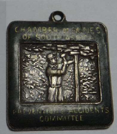 Chamber of Mines of South Africa, Prevention of Accidents Committee Badge (Unknown)