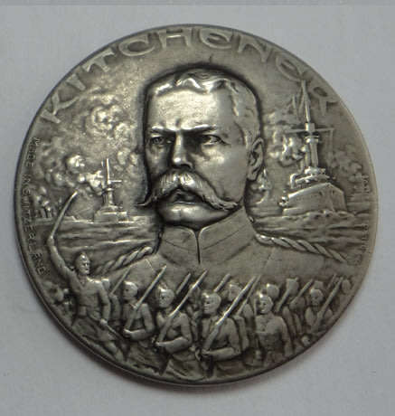 Anglo Boer, War General Kitchener Mirror Medallion