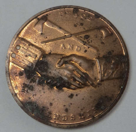 USA: Thomas Jefferson Indian Peace Medal (Peace & Friendship)