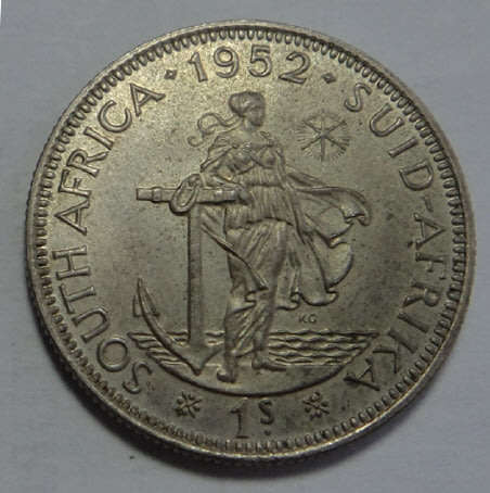 South Africa: King George VI, Silver Shilling of 1952