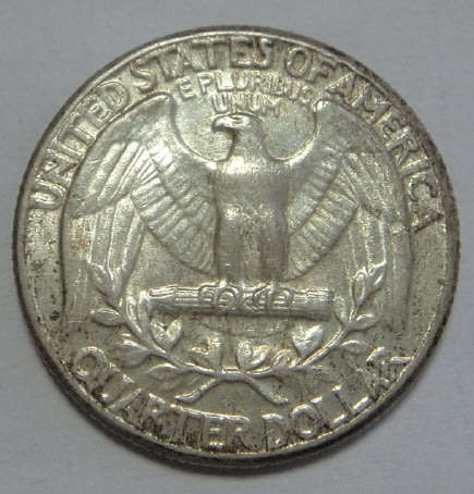 United States of America: Silver Quarter Dollar of 1963