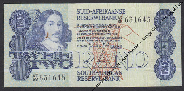 Republic of South Africa: De Kock, Second Issue, R2 of 1981