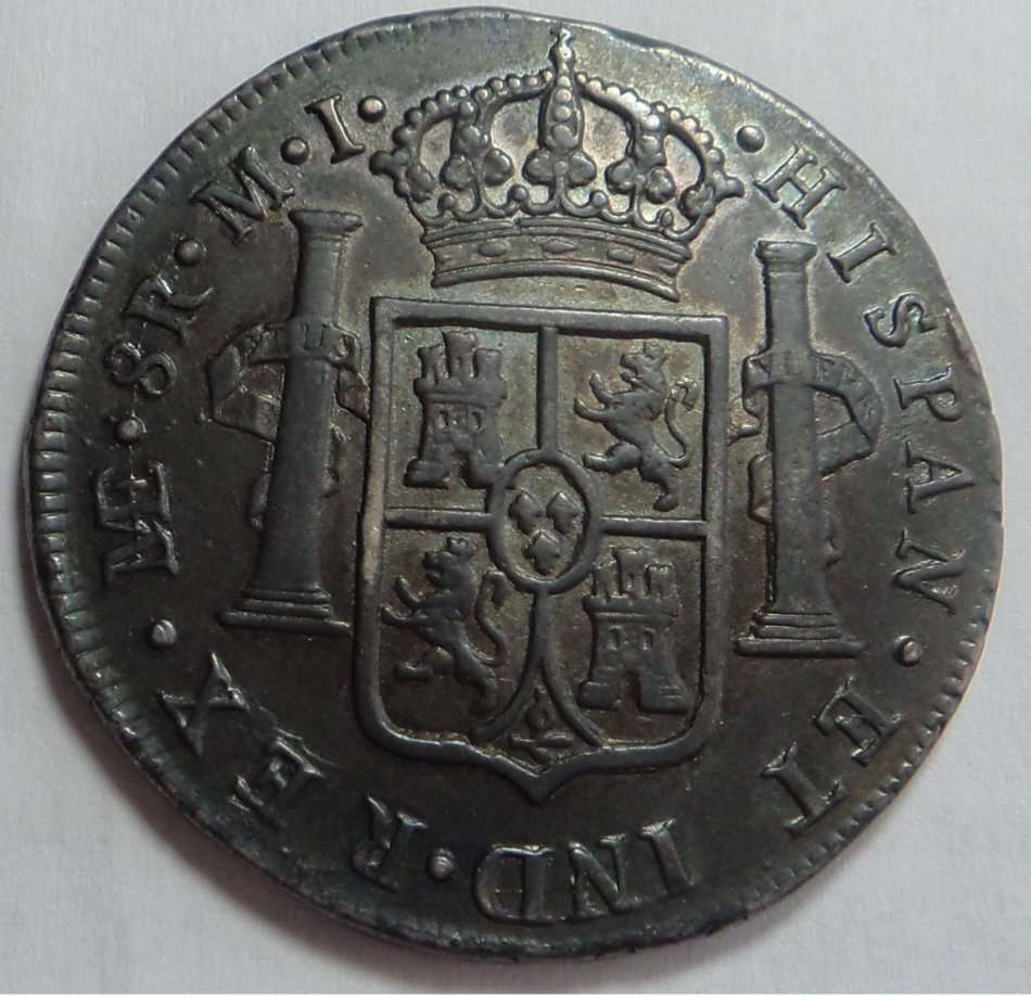 Spain, Carolus III,  Silver 8 Reales (Lima) of 1780