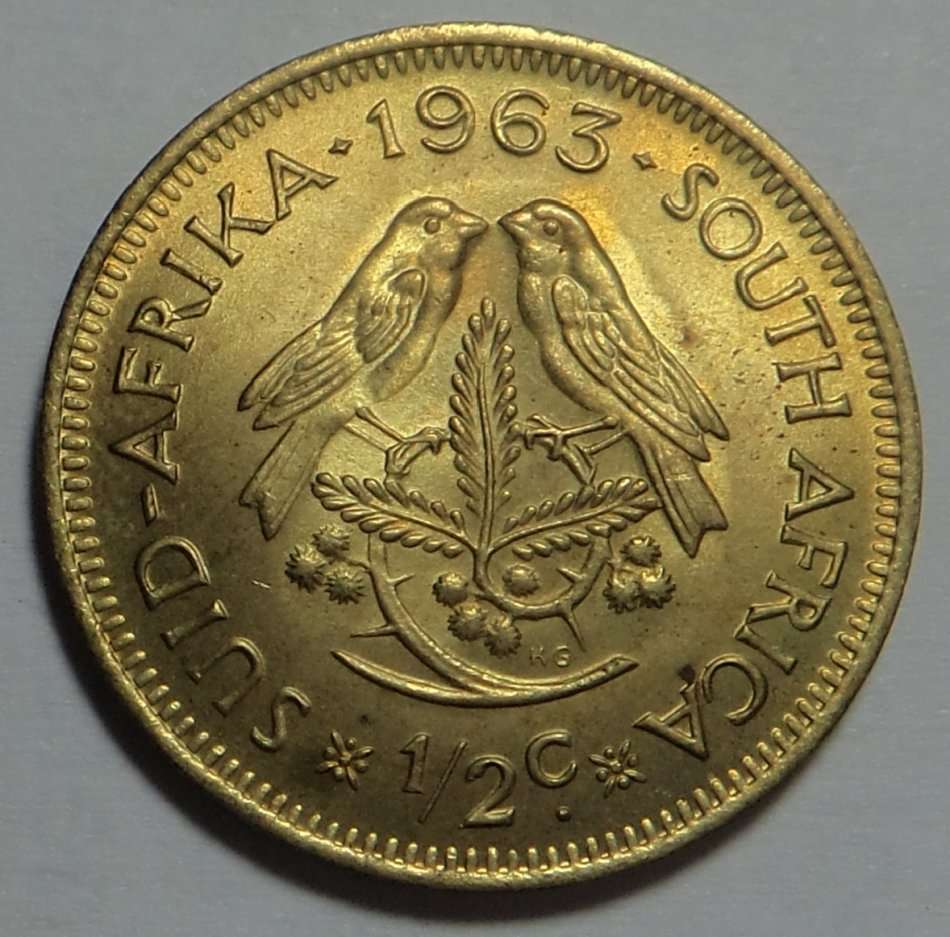 Republic of South Africa: Half Cent 1963 (UNC)