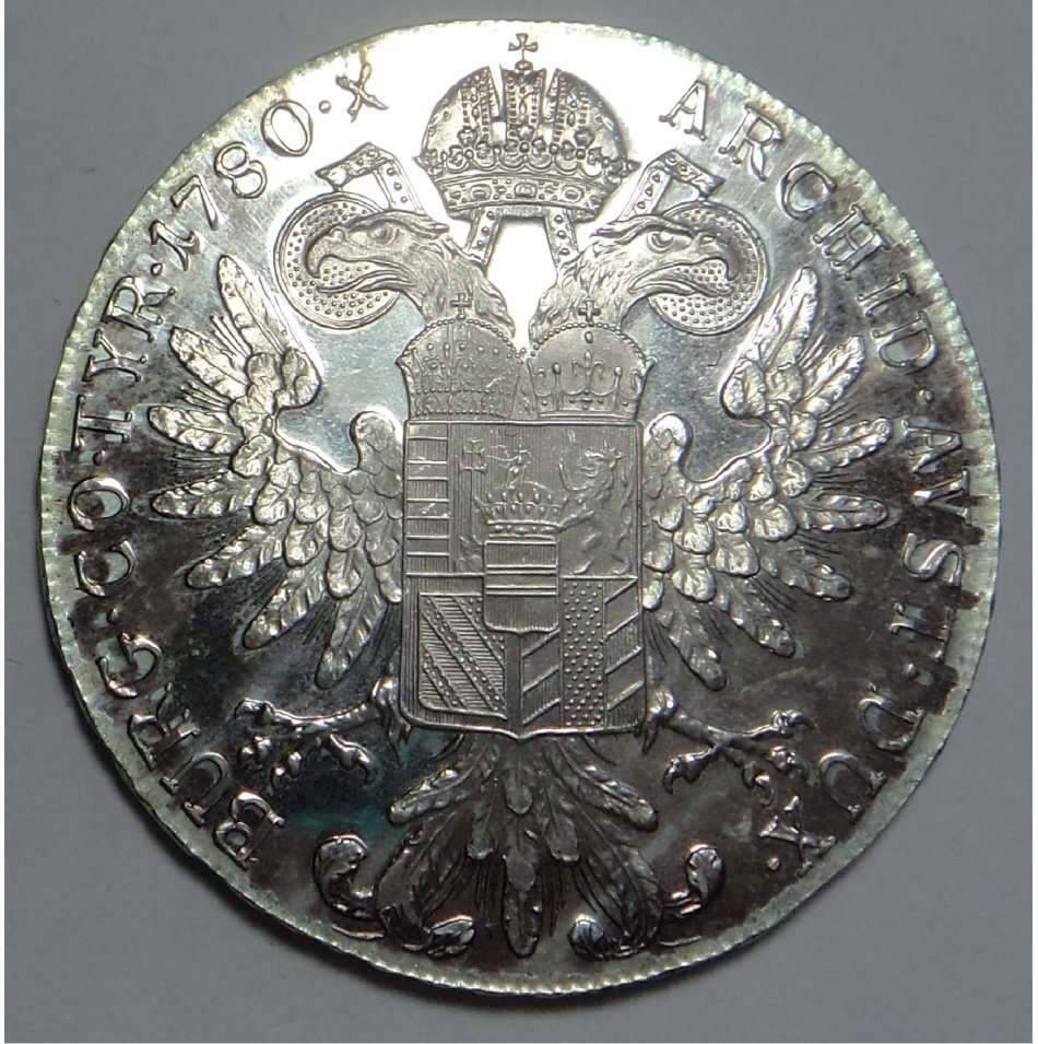 Austria: Maria Therese Silver Thaler dated 1780 (Proof Condition)