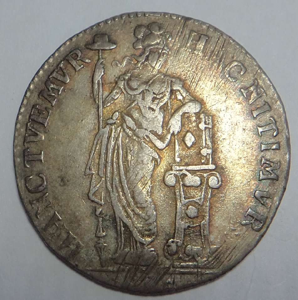 Netherlands: Overyssel, Silver 1 Gulden (probably a shipwreck coin)