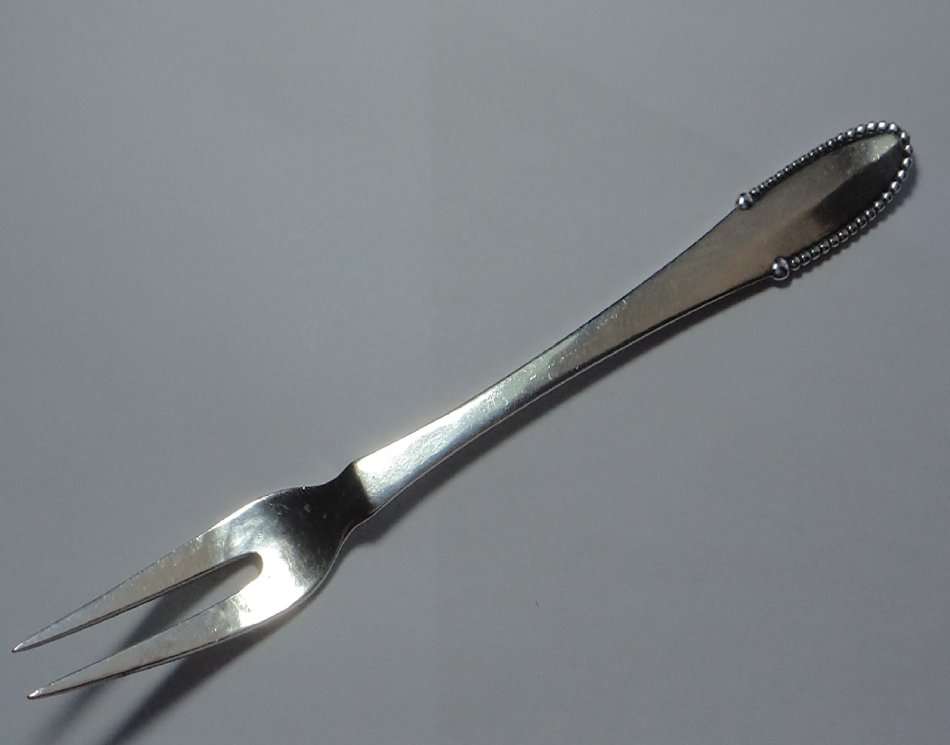 Georg Jensen Sterling Silver Pickle or Cold Meat Fork