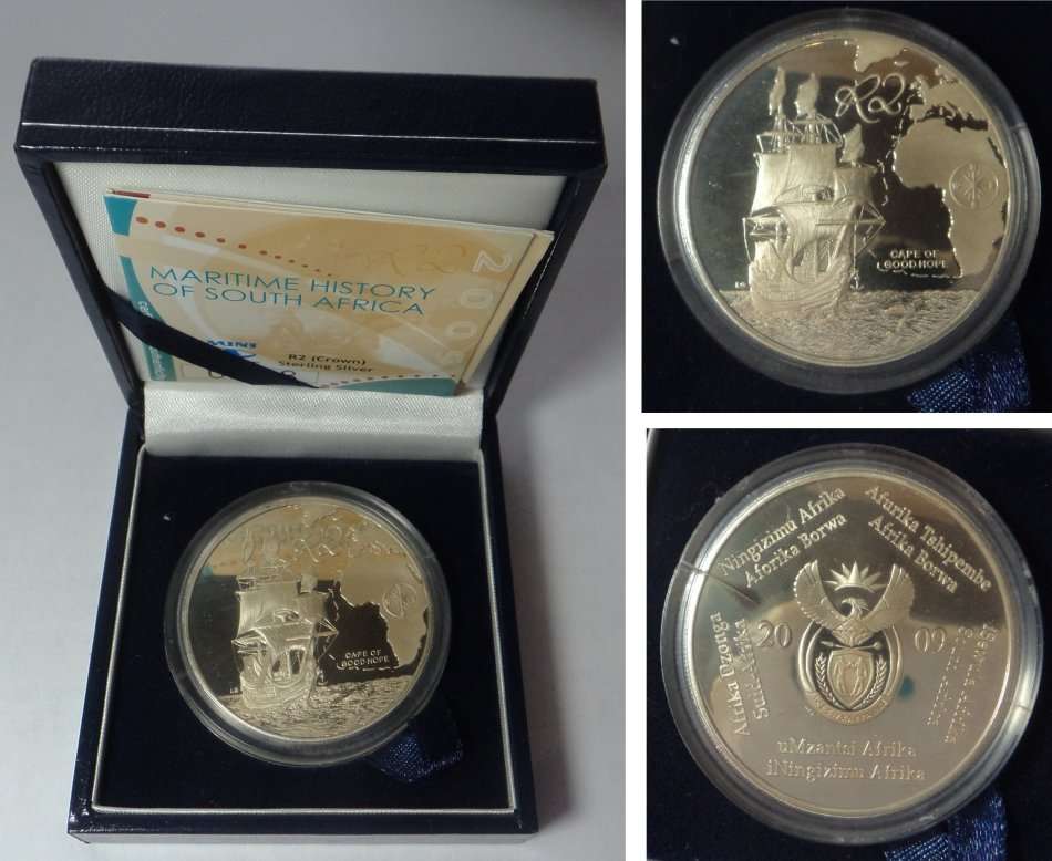 Republic of SA: Proof Silver R2 of 2009 (Cape of Good Hope)