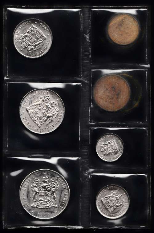 RSA: Uncirculated Set (Mint Pack) of 1980 (3 sets available)