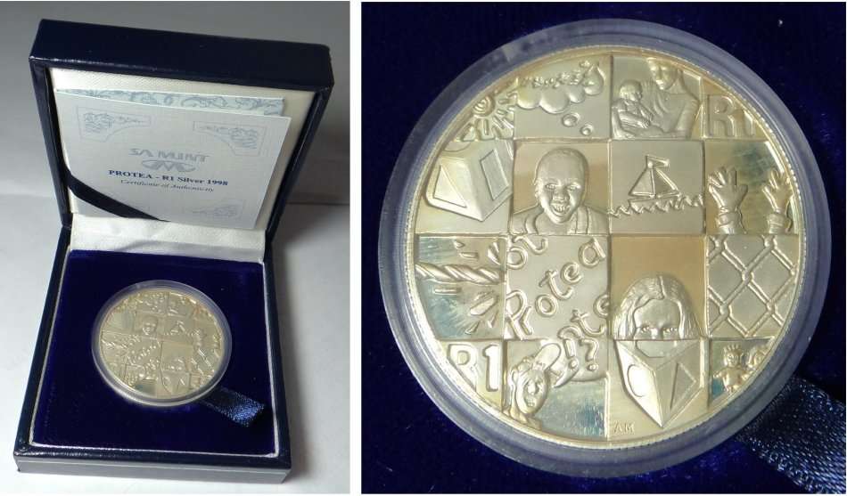 RSA: Proof Silver R1 of 1998 (Children)