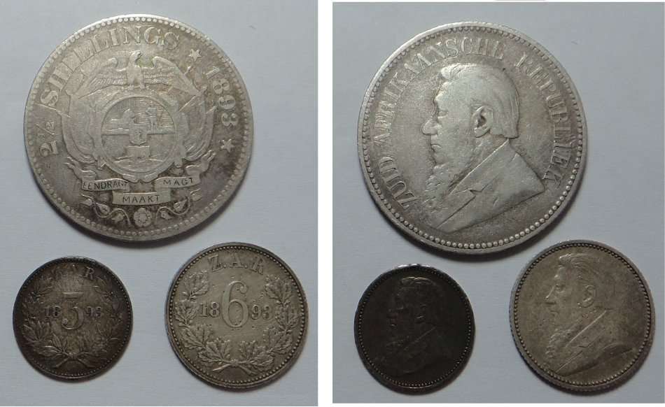 Paul Kruger ZAR: Coin Set of 1893