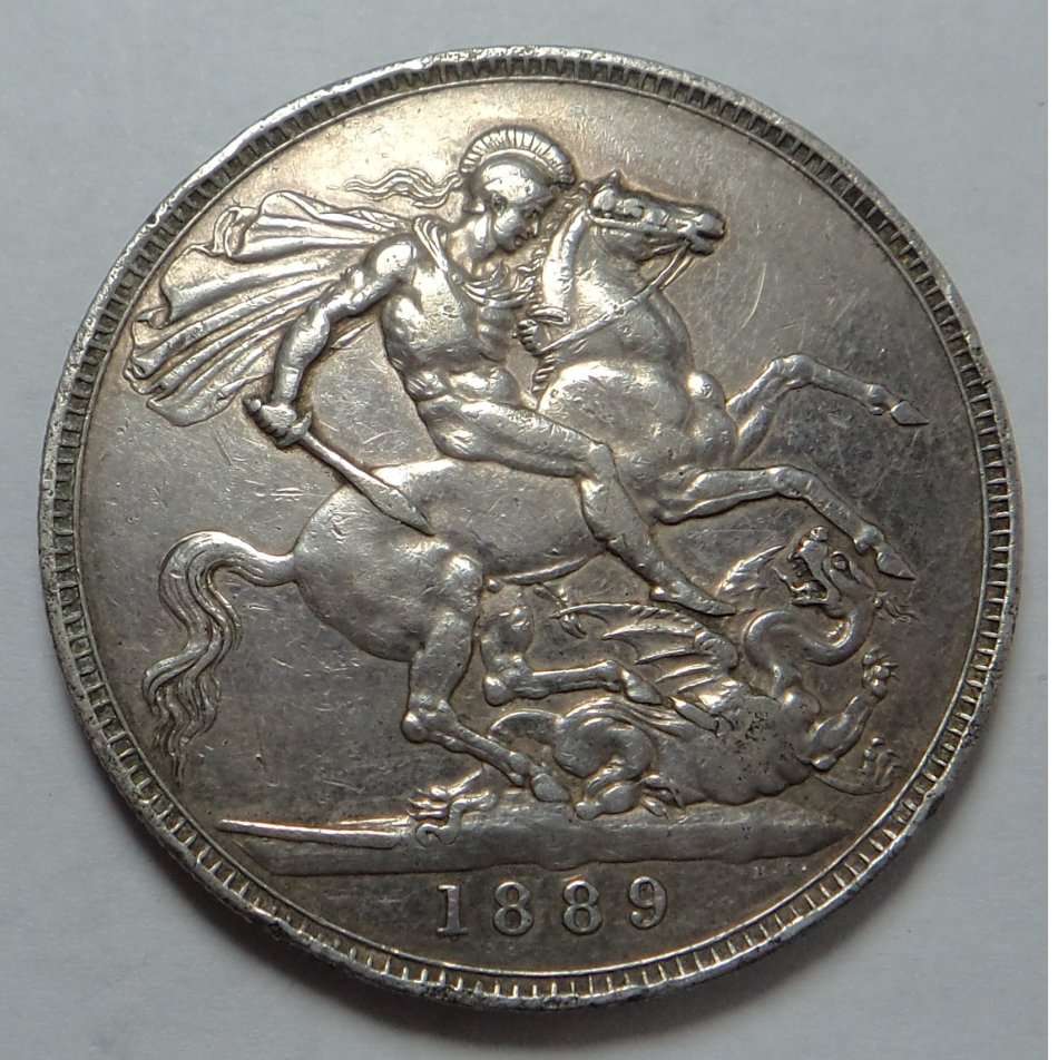 Great Britain: Victorian Crown of 1889 (Coin 3 of 3)