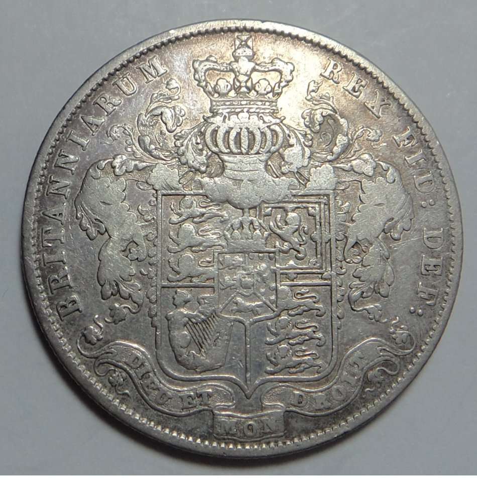 Great Britain: George IIII Half Crown of 1825