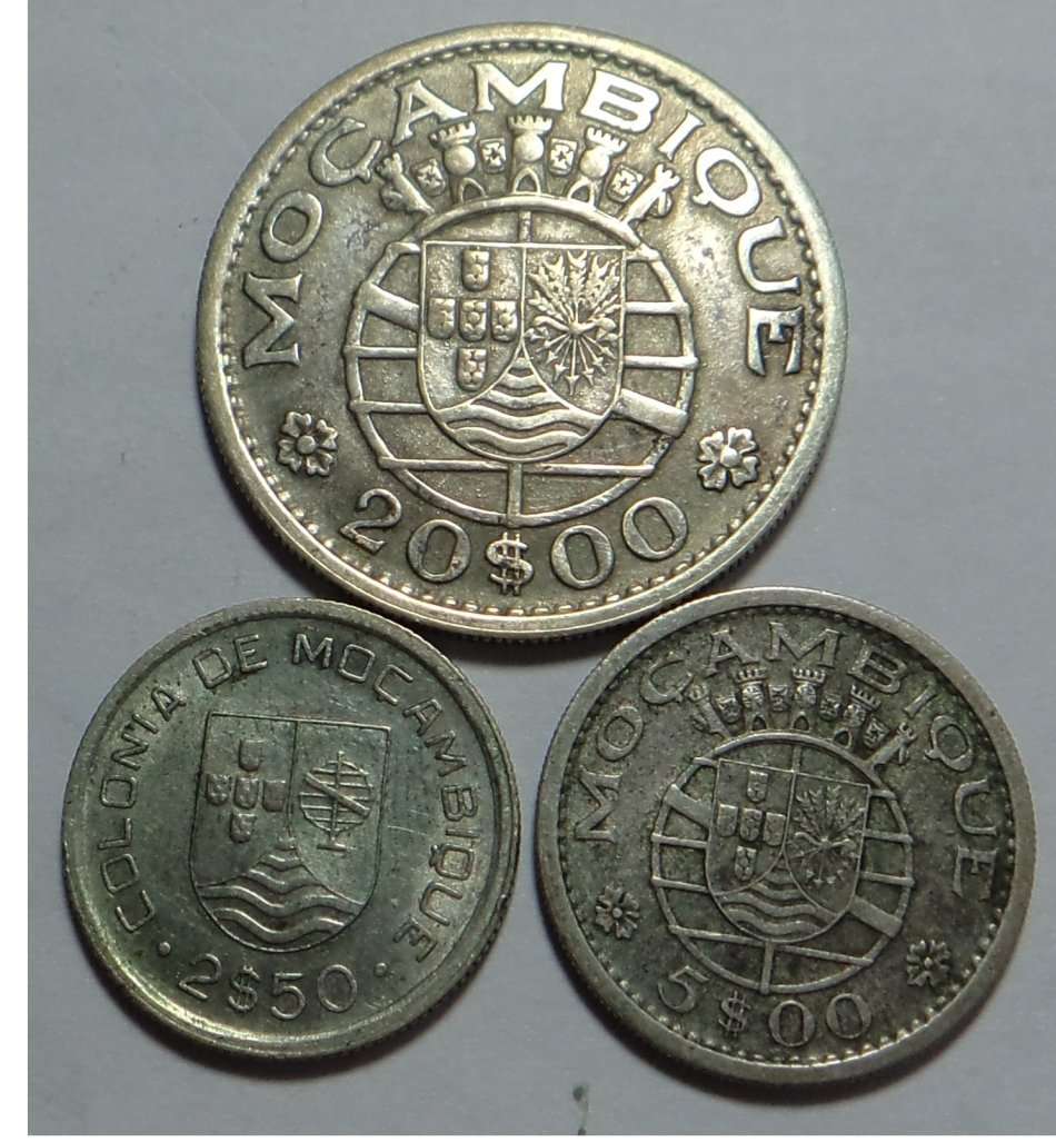 Colonial Mozambique: Silver Coin Set