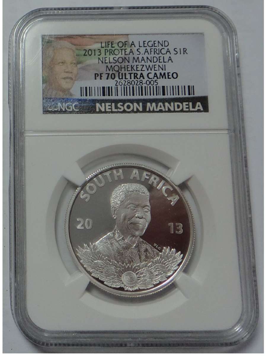Rep. of SA: Silver Proof R1 of 2013 (Mqhekezweni) NGC PF 70 UC