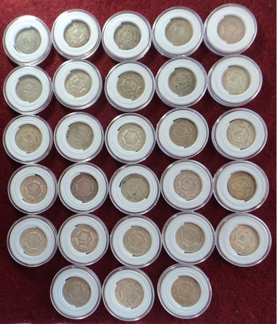 Union of South Africa: Sixpence Collection (1924-1960)