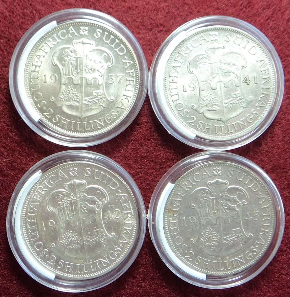 Union of South Africa: King George VI 2-Shillings Collection