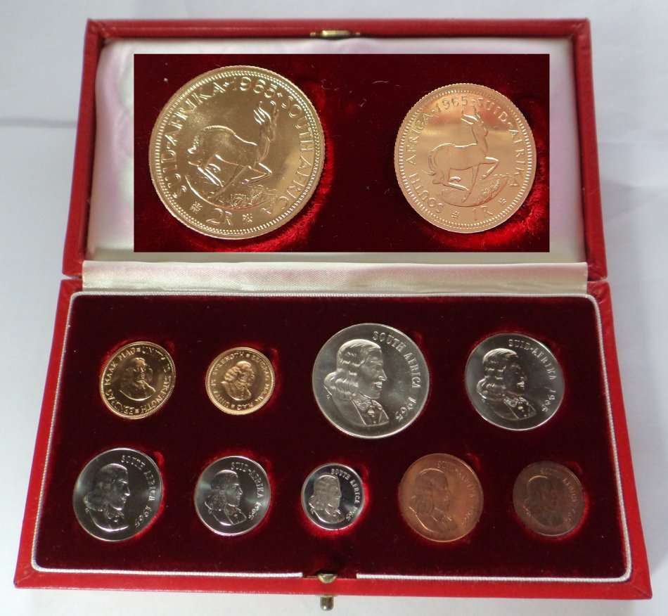 Republic of South Africa: The LONG Proof Set of 1965 (2 sets available)