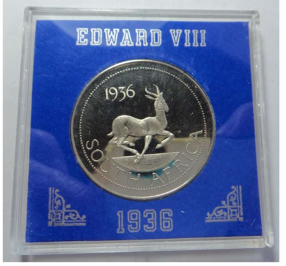 South African Edward VIII Fantasy Crown of 1936